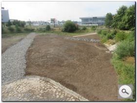 Construction of polder 